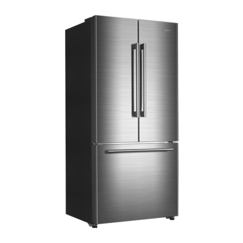 Galanz 33 in. 18-Cu. Ft Counter Depth 3-Door French Door Refrigerator In Stainless GLR18FS5S16