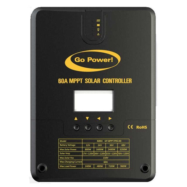 Go Power Gp-Mppt-Pro-60: 60 Amp Mppt Solar - G7582804