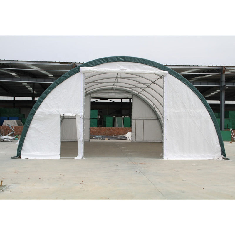 Gold Mountain Single Truss Arch Storage Shelter W30'xL40'xH15' SS000132