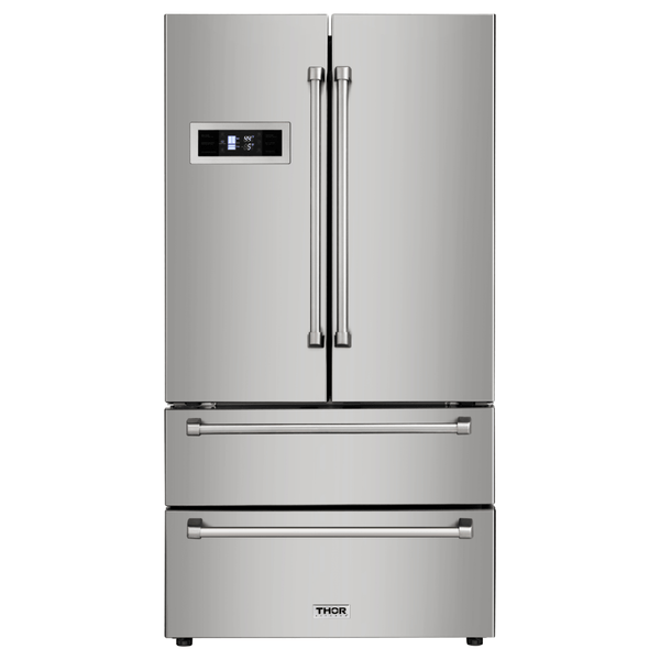 Thor Kitchen 36 inch Counter Depth Refrigerator Stainless Steel - HRF3601F