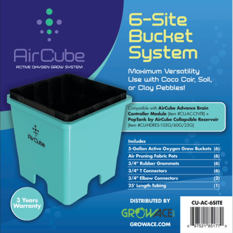 AirCube Active Oxygen Ebb & Flow Grow System - 12 Site - Backyard Provider