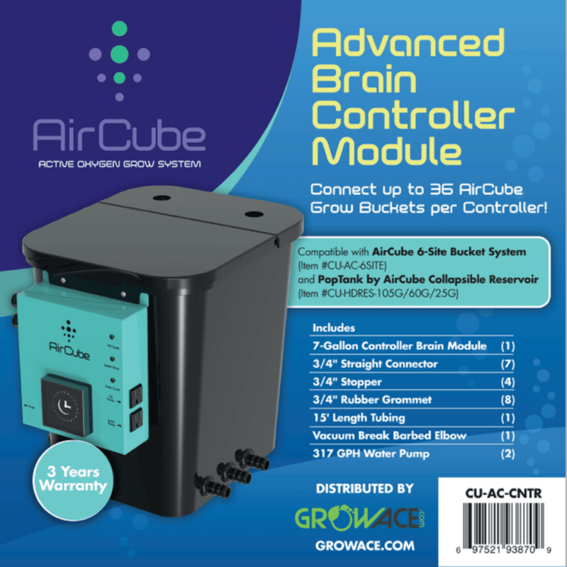 AirCube Active Oxygen Ebb & Flow Grow System - 36 Site - Backyard Provider