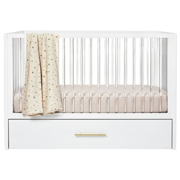 HushCrib 3-in1 Convertible Crib With Trundle