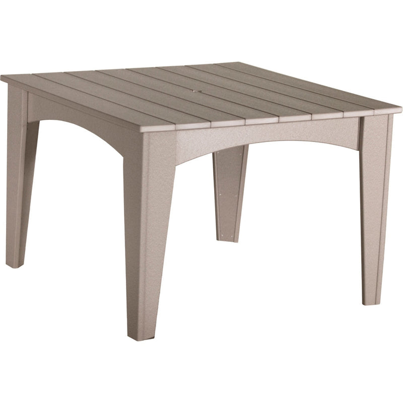 LuxCraft Island Dining Table 44" Square - IDT44SCHB