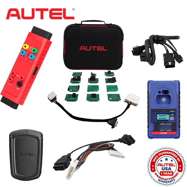 Autel - MaxiIM IM508 Essential Accessories Pack - G-BOX3, IMKPA, APB112, XP400, 3 Bypass Cables and EEPROM Adapter - IM508-ESSENTIALS