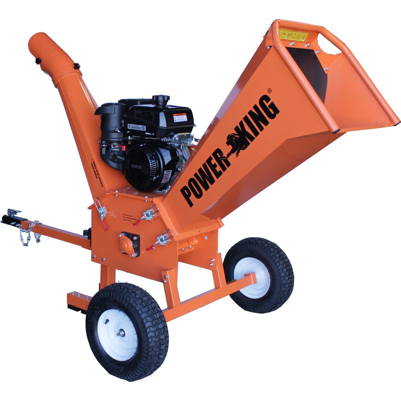 PowerKing 5" 14HP Kohler Tow-Behind Wood Chipper Shredder - PK0915