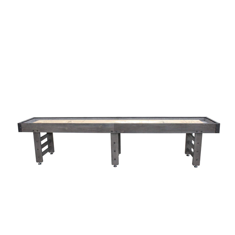 Playcraft Saybrook Midnight Shuffleboard Table in Gray - SHSAYMID12