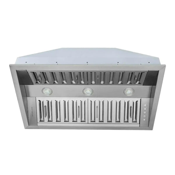 Hauslane 21" Deep 800 CFM Convertible Built-In Insert Range Hood in Stainless Steel -IN-R300SS-34