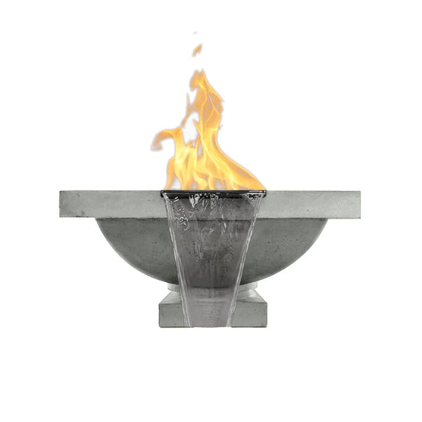 Prism Hardscapes Ibiza 31" Fire & Water Bowl with Free Cover - PH-441-FWBPNG