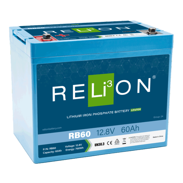 Relion 12.8V 60Ah 4Sc Lifepo4 - R7RRB60