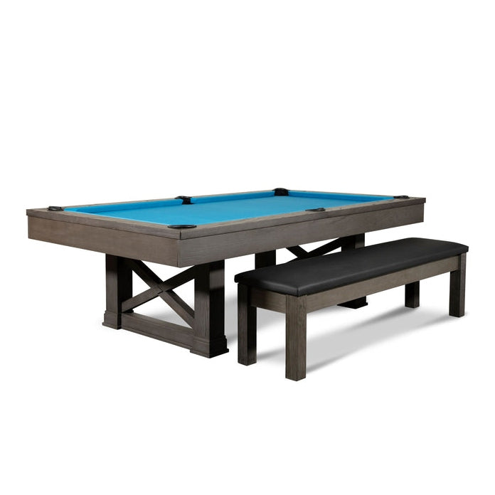 Iron Smyth The Farmhouse 8' Slate Pool Table - ISAF-90060-Whitewash