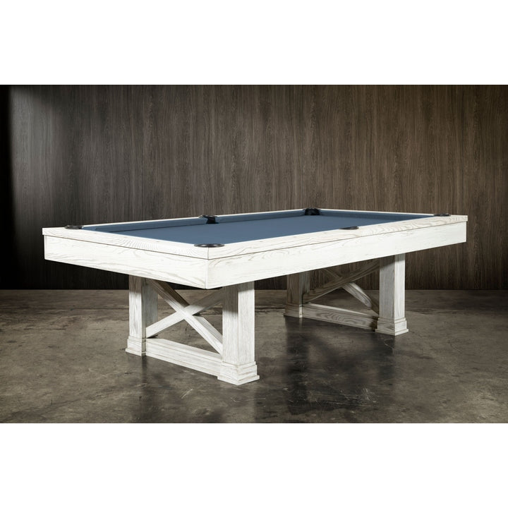 Iron Smyth The Farmhouse 8' Slate Pool Table - ISAF-90060-Whitewash