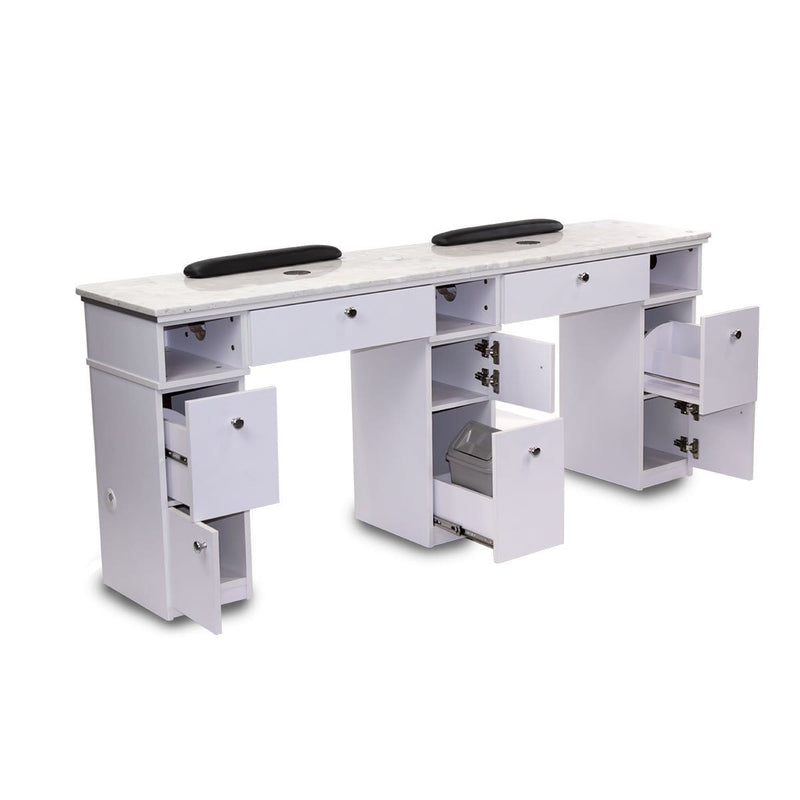 Mayakoba Sonoma Double Manicure Table - JAT-NTBL-313-KIT