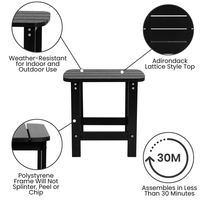 Flash Furniture Finn 4 Piece - Rockers & Side Table - JJ-C14709-4-T14001