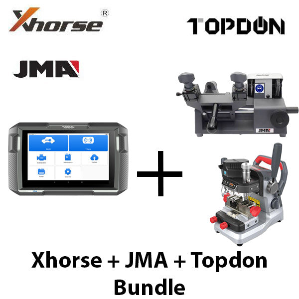 Complete Cut / Duplicator & Programming Bundle - TOPDON T-Ninja Pro + JMA NOMAD + Xhorse Condor XP-007 - JMA-N-XHS-D-TDP-N