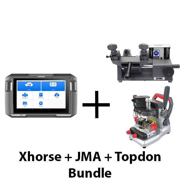 Complete Cut / Duplicator & Programming Bundle - TOPDON T-Ninja Pro + JMA NOMAD + Xhorse Condor XP-007 - JMA-N-XHS-D-TDP-N