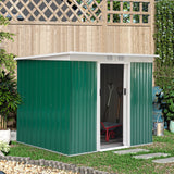 Outsunny 9' x 4.5' x 5.5' Outdoor Rust-Resistant Garden Storage Shed - 845-032