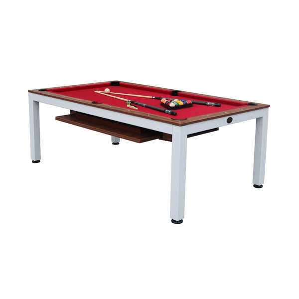 Playcraft Glacier 7' Pool Table with Dining Top - WPTGLAWHT07