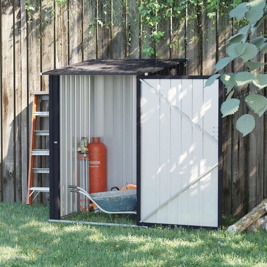 Outsunny 3.3' x 3.4' Garden Storage Shed - 845-530