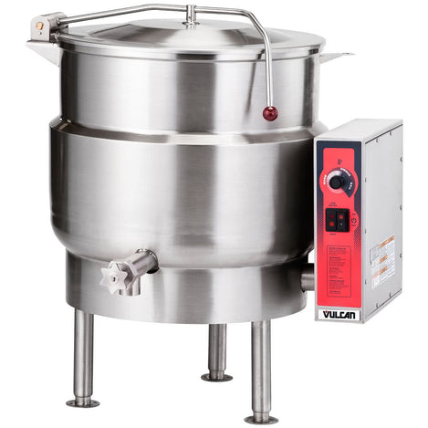 Vulcan 40-Gallon Stationary Electric Steam Jacketed Kettle - 208V - K40EL