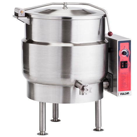 Vulcan 40-Gallon Stationary Electric Steam Jacketed Kettle - 208V - K40EL