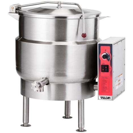 Vulcan 60-Gallon Stationary Electric Steam Jacketed Kettle - 240V - K60EL