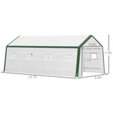 Outsunny 20' L x 10' W x 8' H Heavy-duty Greenhouse - 169BII9TKTG01