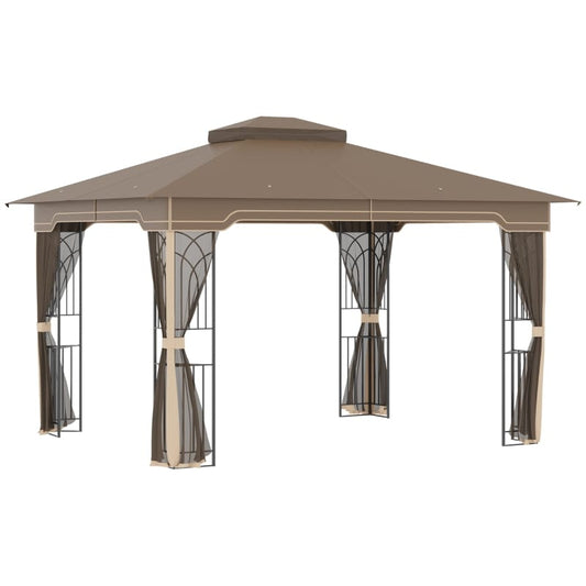 Outsunny 12' x 10' Patio Gazebo Outdoor Canopy Shelter - 84C-320