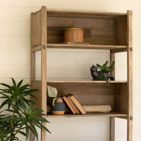 Kalalou 81 in. Wooden Shelving Unit - CTNF1001