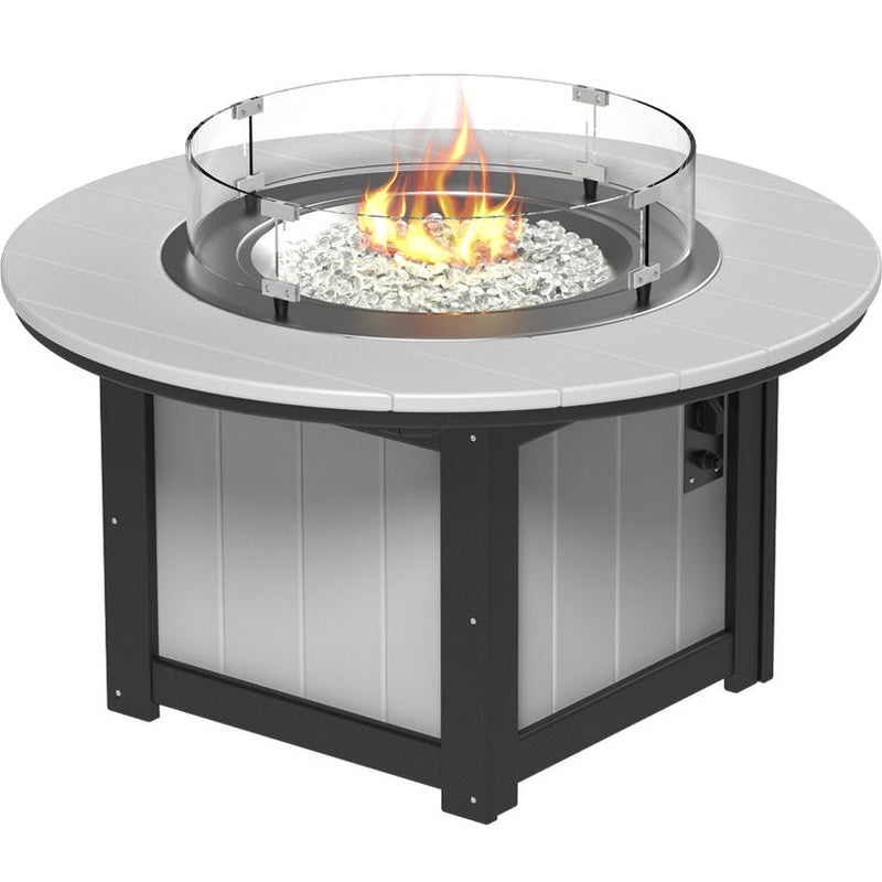 LuxCraft Lumin Fire Pit 46″ Round - LFP46RCHB