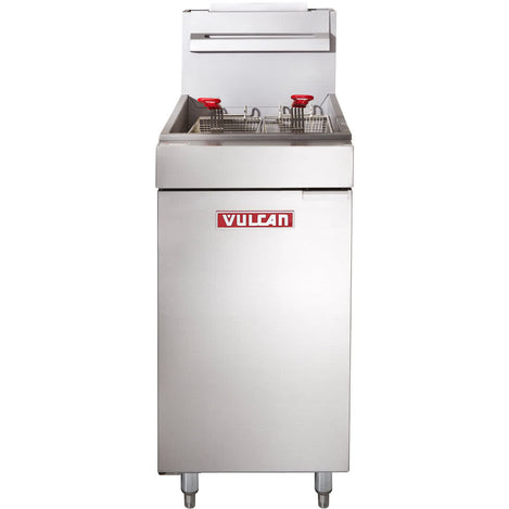 Vulcan 35-40 Lb. Liquid Propane Floor Fryer - 90,000 BTU - LG300