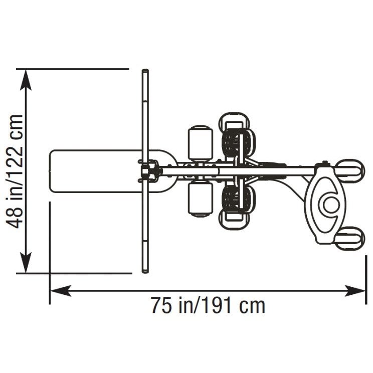 Bodycraft Dual Lat Low Row - DLR-200