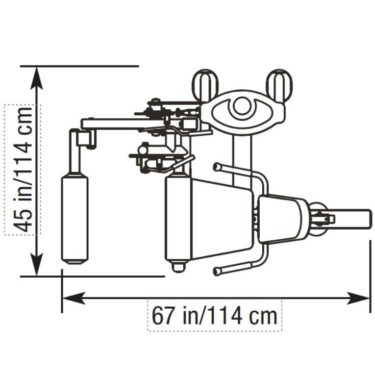 Bodycraft Dual Seated Leg Ext / Leg Curl - DEC-200