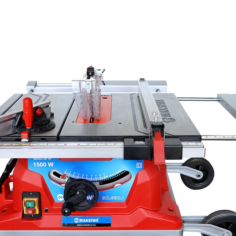 MAKSIWA Portable Table Saw with Laser Guide 45° – SC.650.I