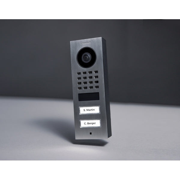 DoorBird D1101V Surface-Mount IP Video Intercom, 1 Call Button in Stainless Steel V4A - 423866751