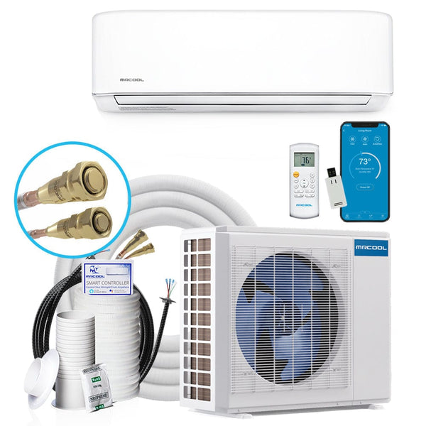 MRCOOL DIY 36K BTU Ductless Mini Split Heat Pump Complete System, Energy Star, 4th Gen, DIY-36-HP-WM-230C25