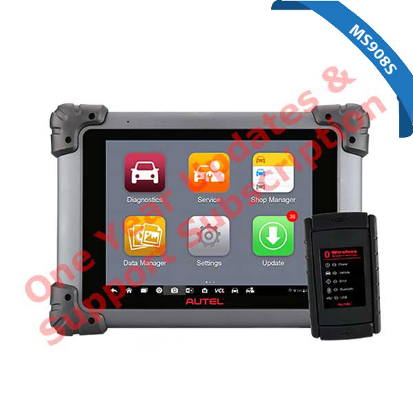 Autel - TCP - MaxiSYS MS908S - Advanced Smart Diagnostic Tool - Updates & Support Sub - 1 YEAR - machine sold separately - AUTEL-MS9081YRUPDATE