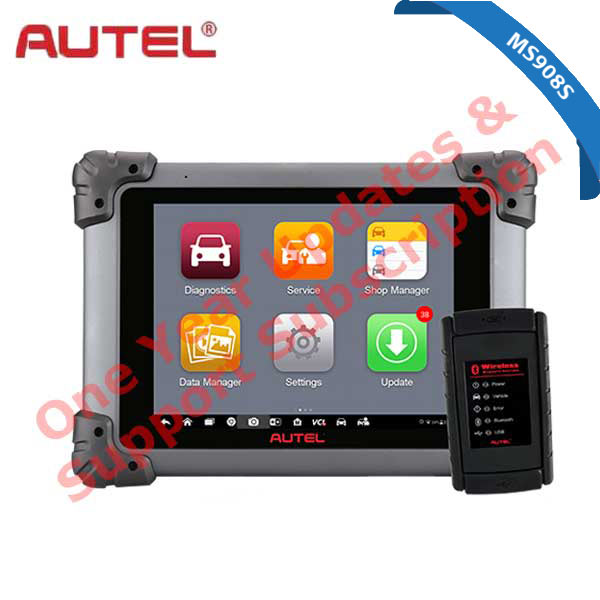 Autel - TCP - MaxiSYS MS908S - Advanced Smart Diagnostic Tool - Updates & Support Sub - 1 YEAR - machine sold separately - AUTEL-MS9081YRUPDATE