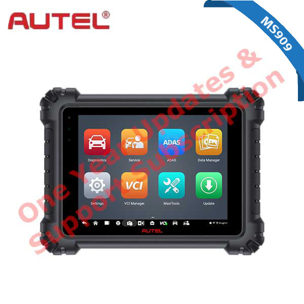 Autel - MaxiSYS MS909 - Advanced Smart Diagnostic Tool - Updates & Support Sub - 1 YEAR - machine sold separately - AUTEL-MS9091YRUPDATE