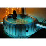 MSPA, STARRY, COMFORT SERIES, Inflatable Hot Tub & Spa, 138 Air Bubble System, LED, One Piece Quick Setup, Round - 6 Persons