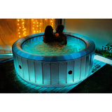 MSPA, STARRY, COMFORT SERIES, Inflatable Hot Tub & Spa, 138 Air Bubble System, LED, One Piece Quick Setup, Round - 6 Persons