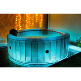 MSPA, STARRY, COMFORT SERIES, Inflatable Hot Tub & Spa, 138 Air Bubble System, LED, One Piece Quick Setup, Round - 6 Persons