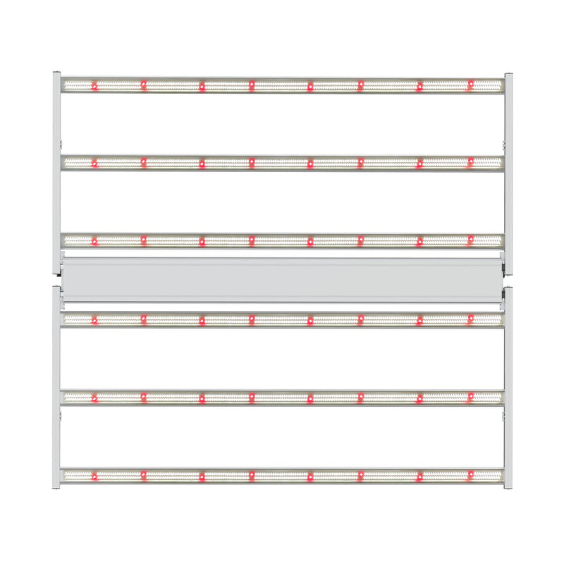 Medic Grow Fold-6 Full Cycle LED Grow Lights for Indoor Plants - 660W, 4X4, High PPFD, Full Spectrum, Onboard Dimmer, Daisy Chain