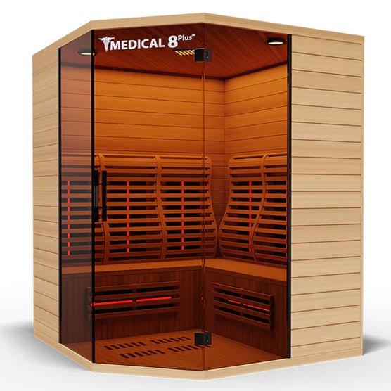 Medical 8 Plus V2 - Ultra Full Spectrum 6 Person Infrared Sauna