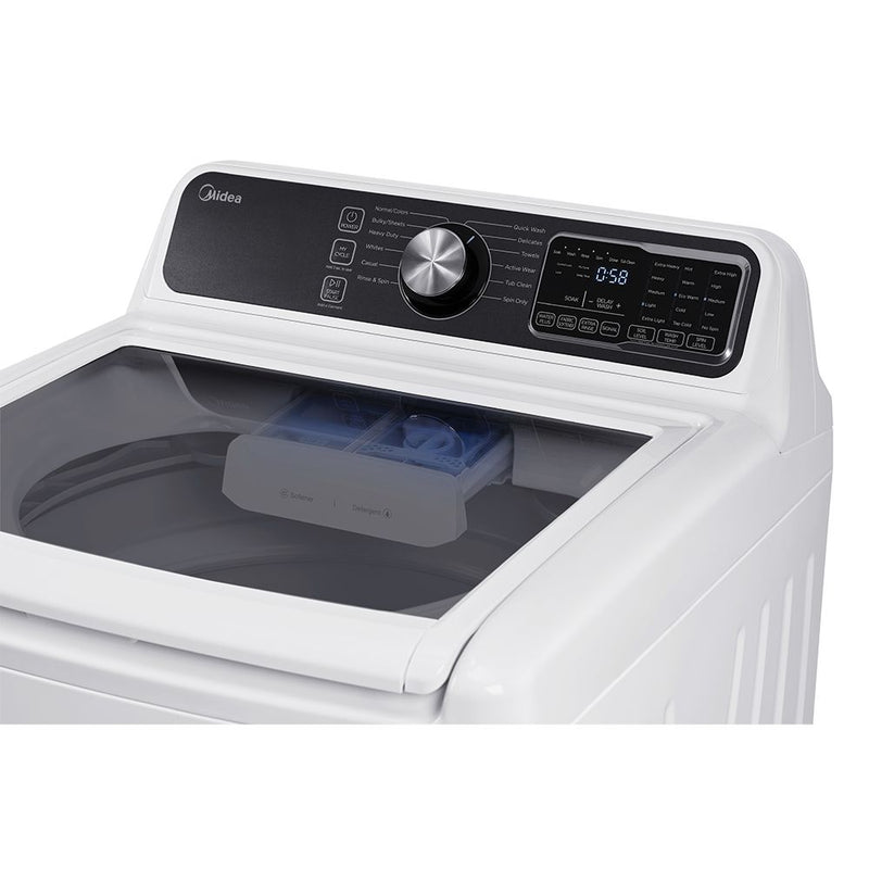 Midea 4.5 Cu. Ft. Top Load Washer with Agi-Peller in White - MLV45N3BWW