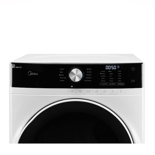 Midea 8.0-Cu. Ft. Front Load Electric Dryer in White - MLE45N1AWW