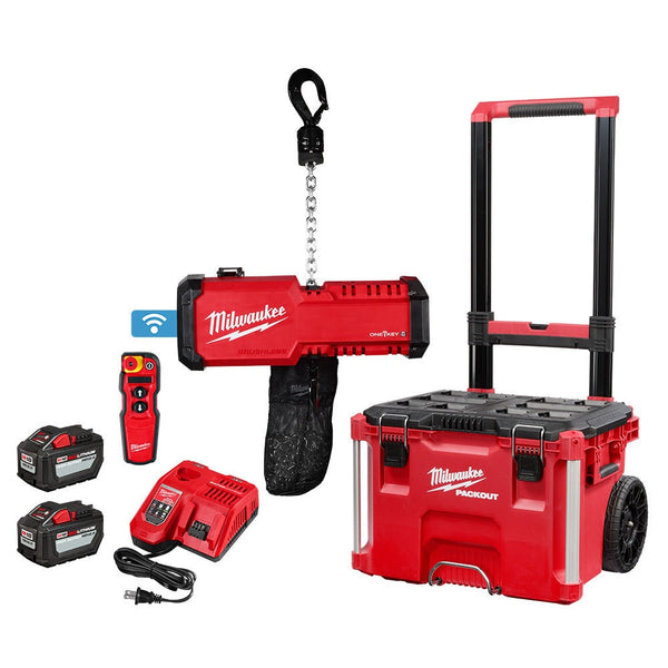 Milwaukee M18 Compact 1 Ton Chain Hoist w/ One Key - 2983-22HD