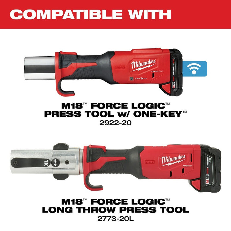 Milwaukee 1/2" â€“ 2" Ips-Asp Press Jaw & Ring Kit for M18 Force Logic Long Throw Press Tool - 49-16-2691sa