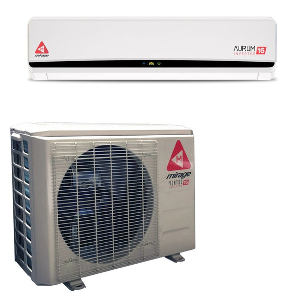 Mirage Ventus X 24,000 BTU 17 SEER Ductless Mini Split Air Conditioner and Heat Pump - 220V/60Hz - Backyard Provider