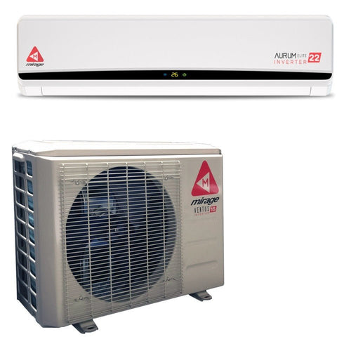 Mirage Ventus X 18,000 BTU 19 SEER Ductless Mini Split Air Conditioner and Heat Pump  220V/60Hz - AEH181A